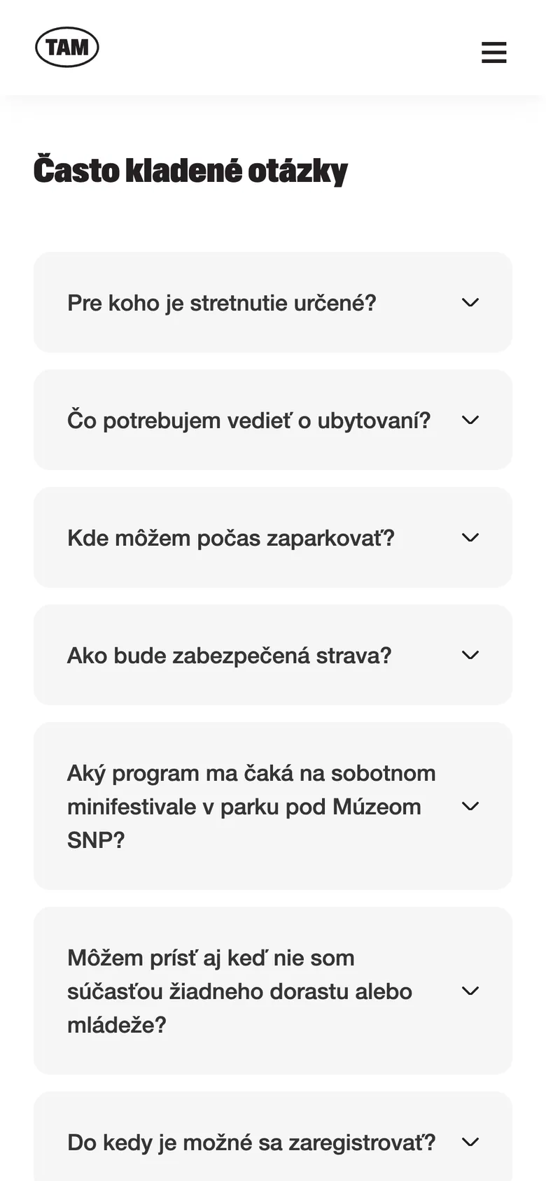 Časté otázky na mobile